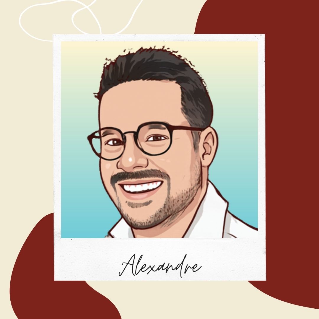 Alexandre-odiora-bijoux-pour-appareil-auditif-comptable Portrait d'un homme avec un filtre version dessin